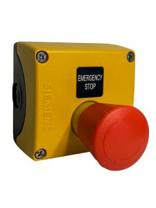 Emergency Stop button for conveyor
