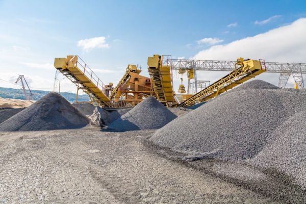Quarry Conveyor System in action